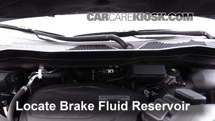 2017 Honda Ridgeline RTL 3.5L V6 Brake Fluid Check Fluid Level